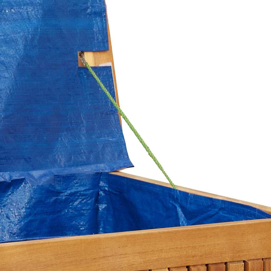 Kussenbox Voor Buiten Massief Acaciahout 60 x 50 x 61 cm Crèmewit