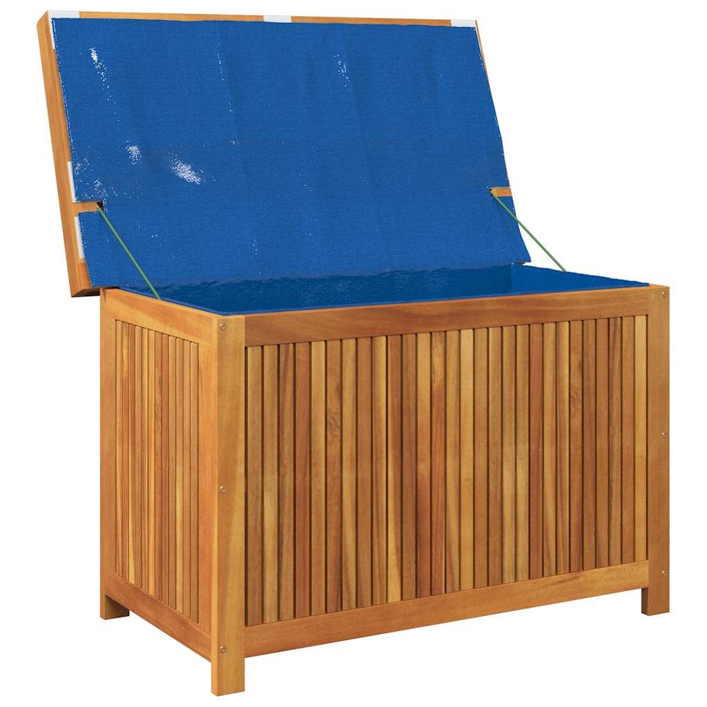 Kussenbox Voor Buiten 90X50X60,5 Cm Massief Acaciahout 90 x 50 x 60.5 cm Crèmewit