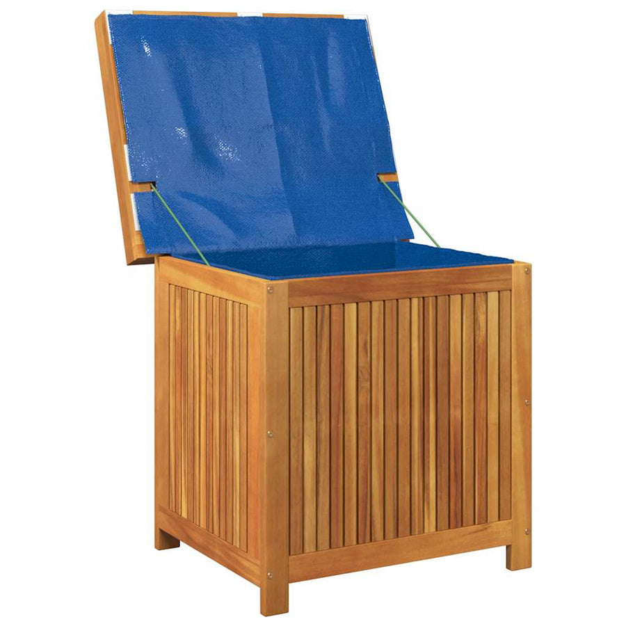 Kussenbox Voor Buiten Massief Acaciahout 60 x 50 x 61 cm Donkergrijs