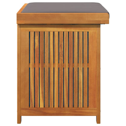 Kussenbox Voor Buiten Massief Acaciahout 60 x 50 x 61 cm Donkergrijs
