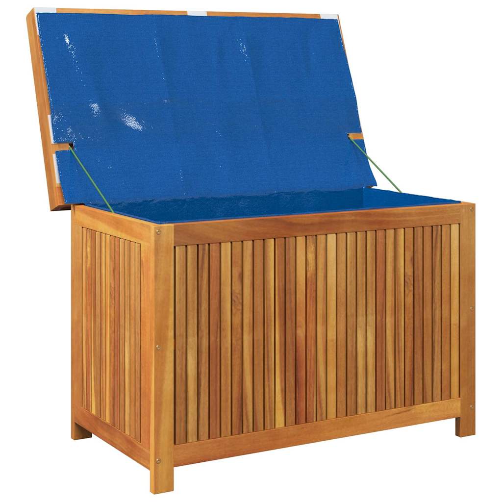 Kussenbox Voor Buiten 90X50X60,5 Cm Massief Acaciahout 90 x 50 x 60.5 cm Donkergrijs