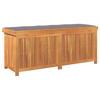 Kussenbox Voor Buiten 150X50X60,5 Cm Massief Acaciahout 150 x 50 x 60.5 cm Donkergrijs