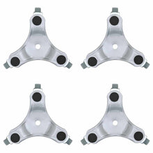 Meubelrollers 4 st 16x14,5x5,5 cm staal 180 kg