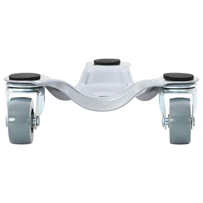 Meubelrollers 4 st 16x14,5x5,5 cm staal 180 kg