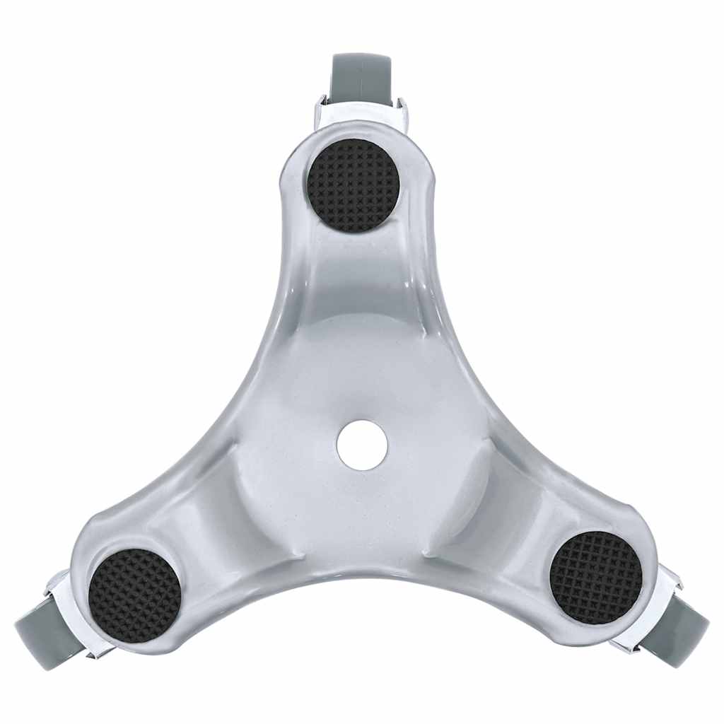 Meubelrollers 4 st 16x14,5x5,5 cm staal 180 kg