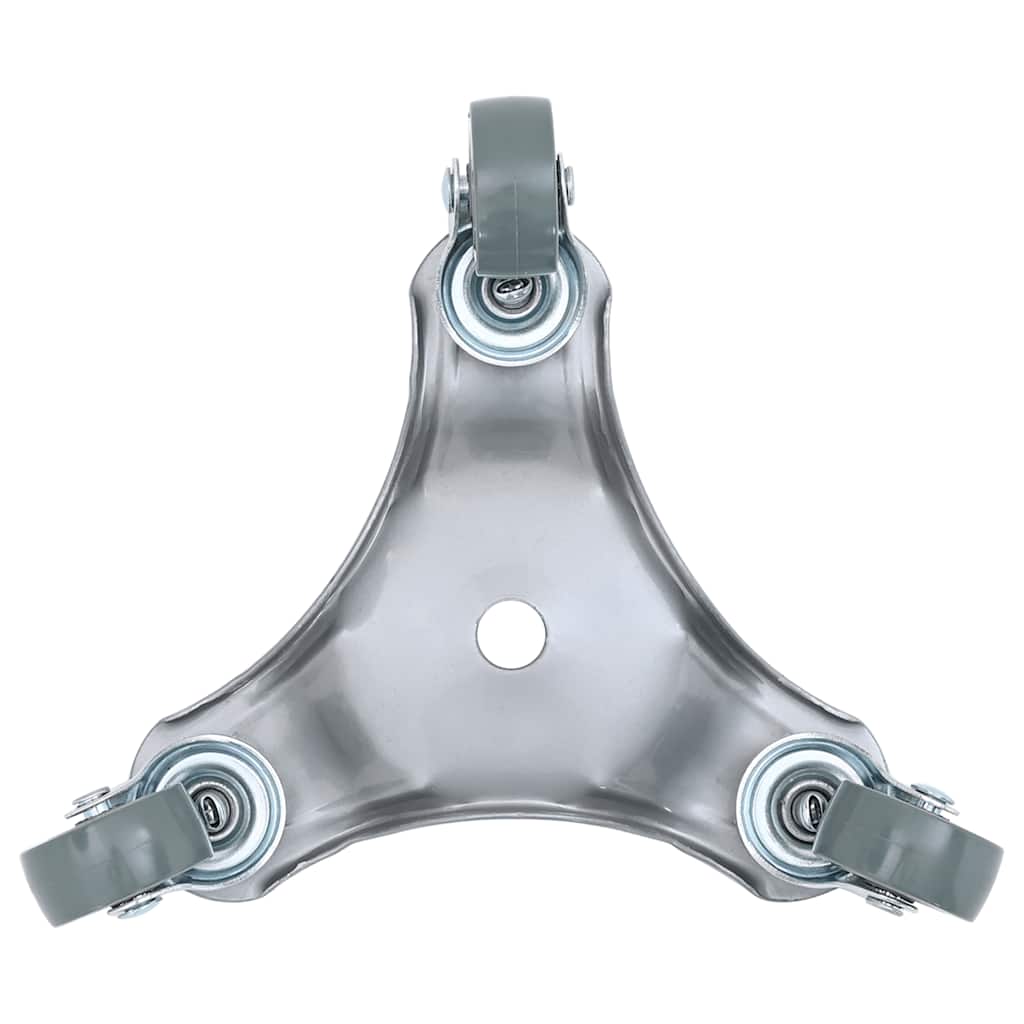 Meubelrollers 4 st 16x14,5x5,5 cm staal 180 kg