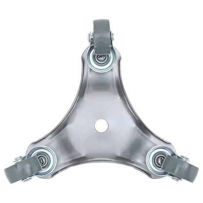 Meubelrollers 4 st 16x14,5x5,5 cm staal 180 kg