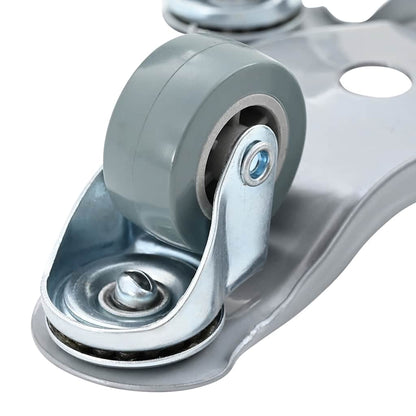 Meubelrollers 4 st 16x14,5x5,5 cm staal 180 kg