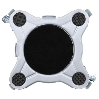 Meubelrollers 4 st met lifter 15,5x15,5x5,5 cm staal 1000 kg