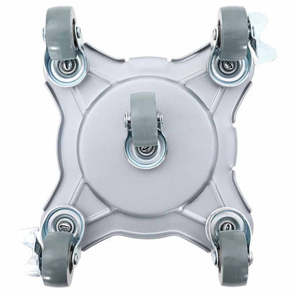 Meubelrollers 4 st met lifter 15,5x15,5x5,5 cm staal 1000 kg