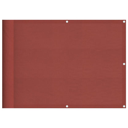 Balkonscherm Terracotta 75x800 cm 100% Polyester Oxford