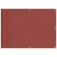 Balkonscherm Terracotta 75x1000 cm 100% Polyester Oxford
