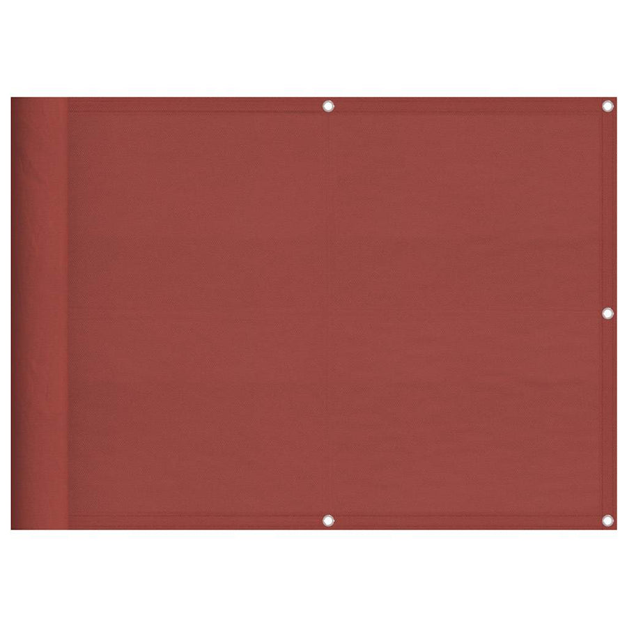 Balkonscherm Terracotta 75x1000 cm 100% Polyester Oxford