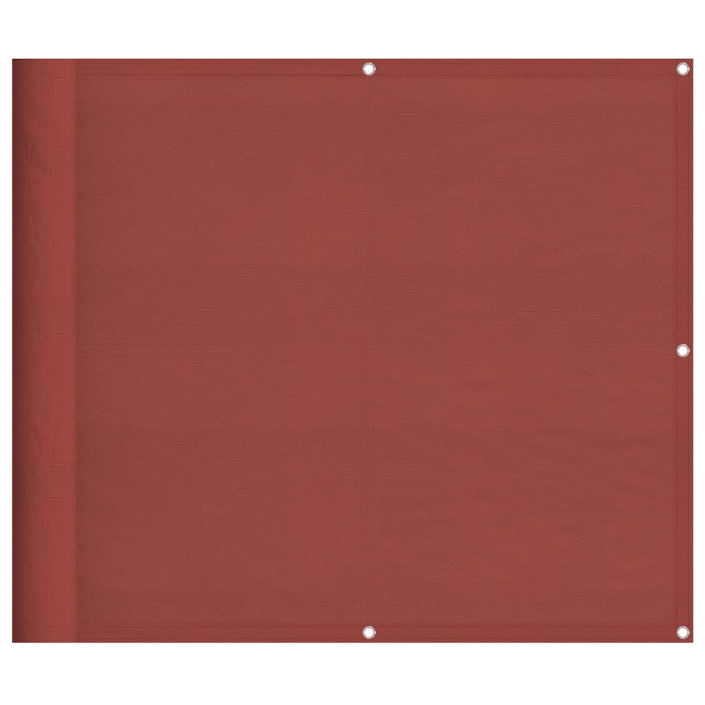 Balkonscherm Terracotta 90x1000 cm 100% Polyester Oxford