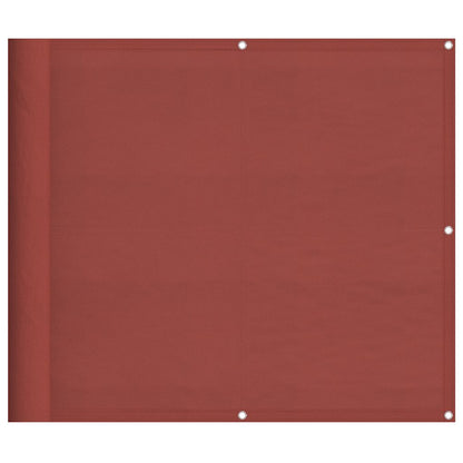 Balkonscherm Terracotta 90x1000 cm 100% Polyester Oxford