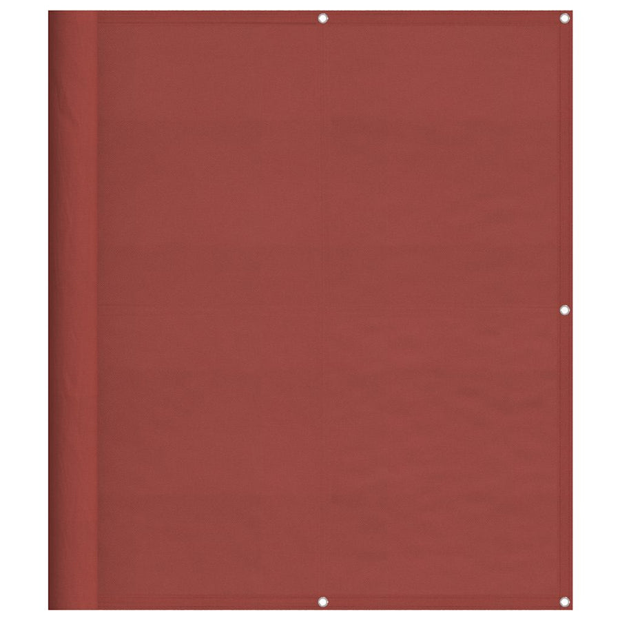 Balkonscherm Terracotta 120x700 cm 100% Polyester Oxford
