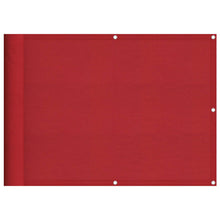 Balkonscherm Rood 75x800 cm 100% Polyester Oxford