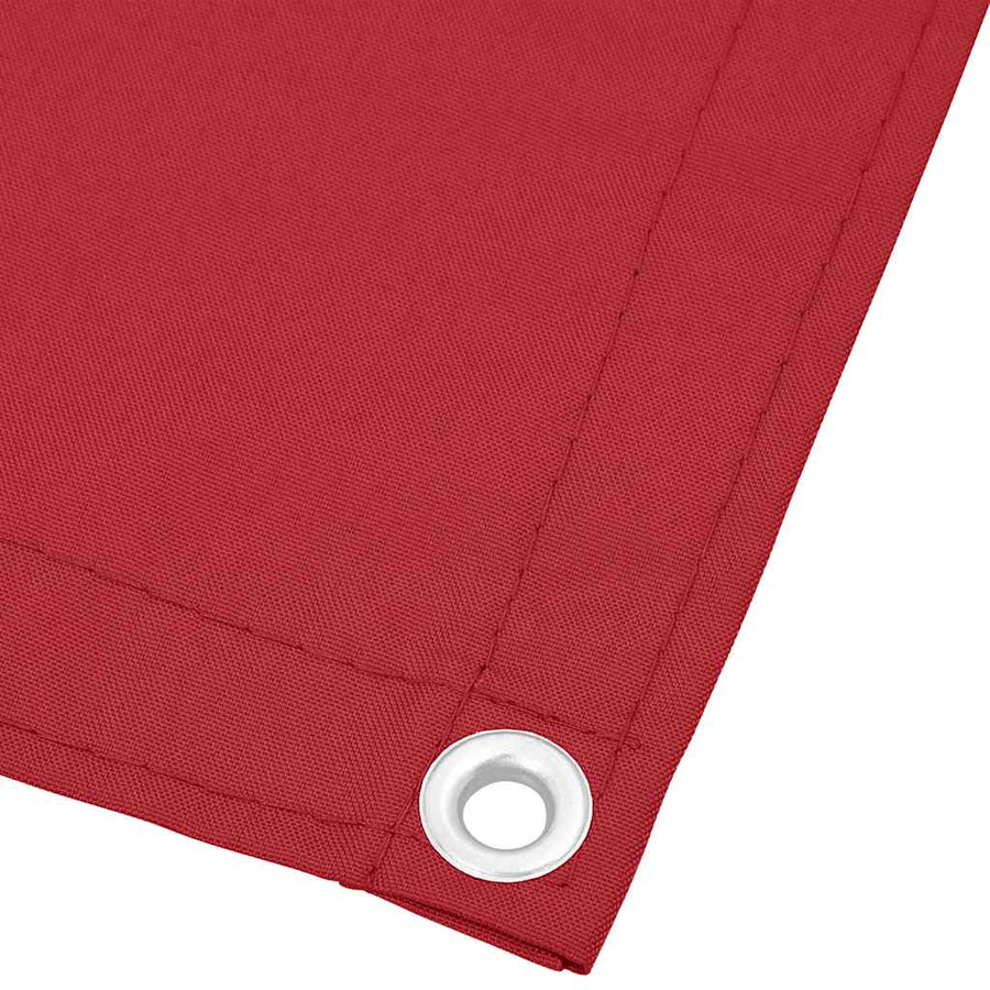 Balkonscherm Rood 75x1000 cm 100% Polyester Oxford