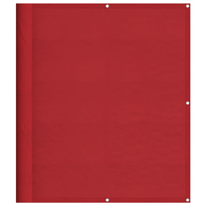 Balkonscherm Rood 120x700 cm 100% Polyester Oxford