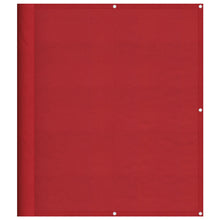 Balkonscherm Rood 120x800 cm 100% Polyester Oxford