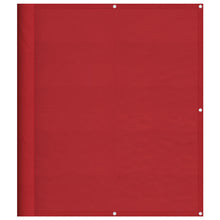 Balkonscherm Rood 120x1000 cm 100% Polyester Oxford
