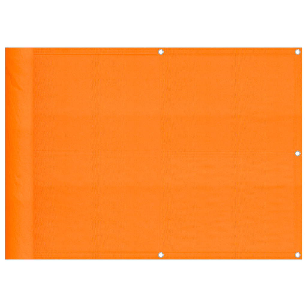 Balkonscherm Oranje 75x700 cm 100% Polyester Oxford