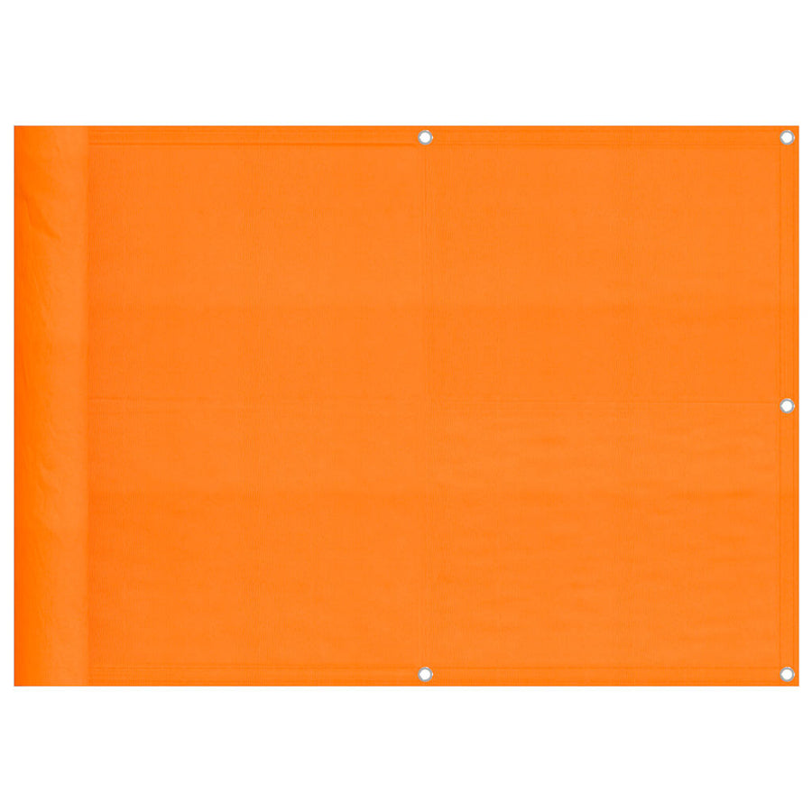 Balkonscherm Oranje 75x700 cm 100% Polyester Oxford