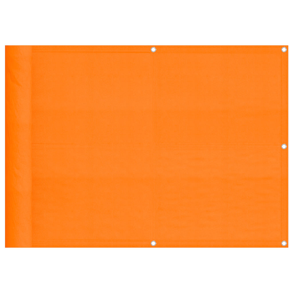 Balkonscherm Oranje 75x800 cm 100% Polyester Oxford