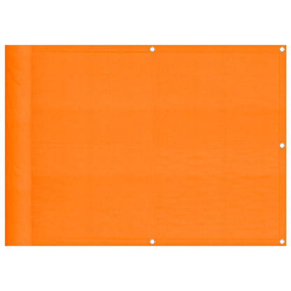 Balkonscherm Oranje 75x800 cm 100% Polyester Oxford
