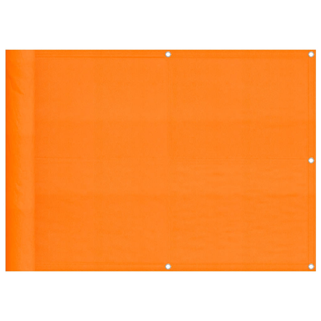 Balkonscherm Oranje 75x1000 cm 100% Polyester Oxford