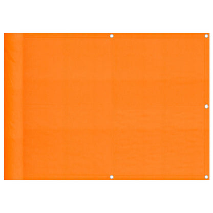 Balkonscherm Oranje 75x1000 cm 100% Polyester Oxford