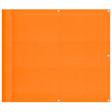 Balkonscherm Oranje 90x800 cm 100% Polyester Oxford