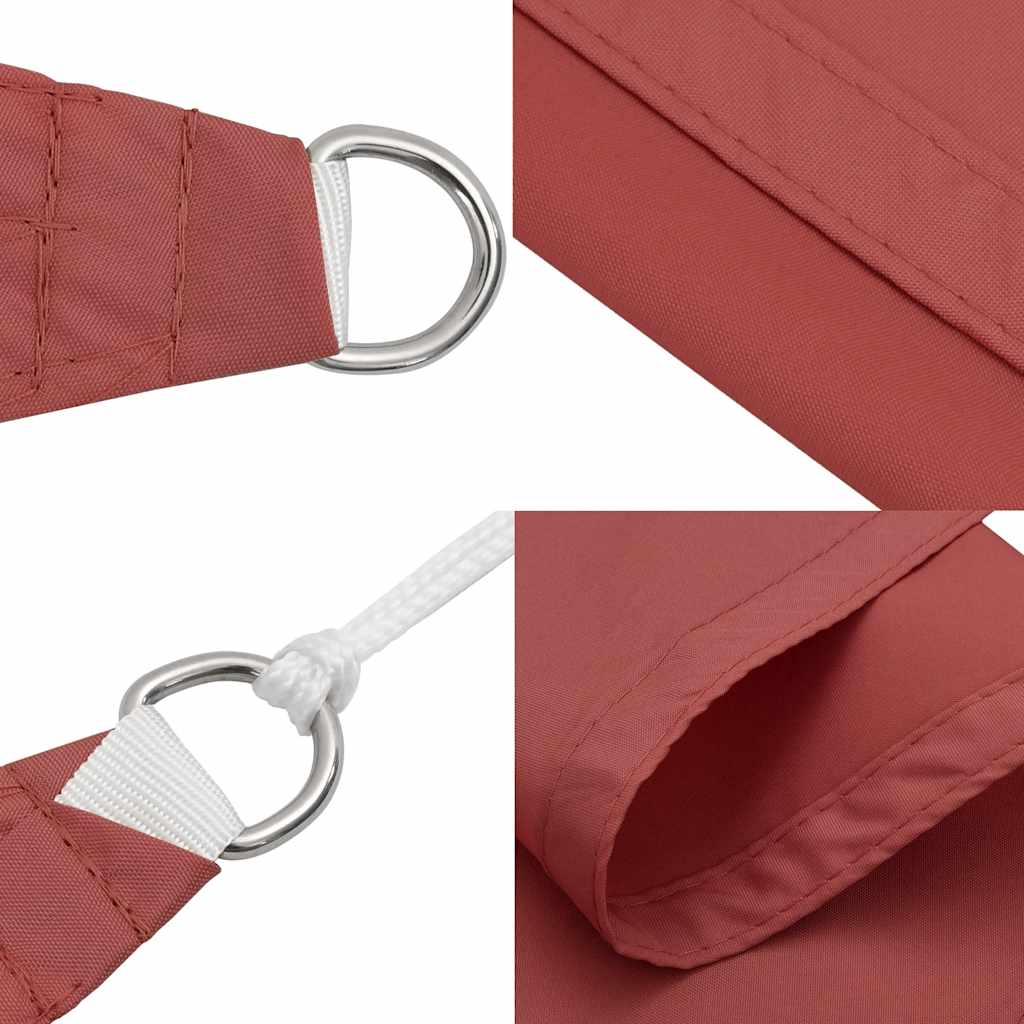 Zonneschermzeil Terracotta 2x2x2 m 100% Polyester Oxford