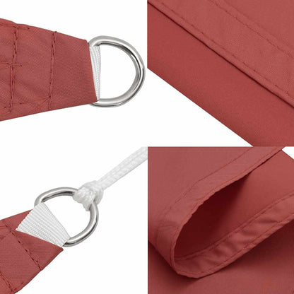 Zonneschermzeil Terracotta 7x5x5 m 100% Polyester Oxford