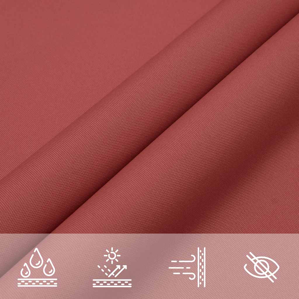 Zonneschermzeil Terracotta 7x5x5 m 100% Polyester Oxford