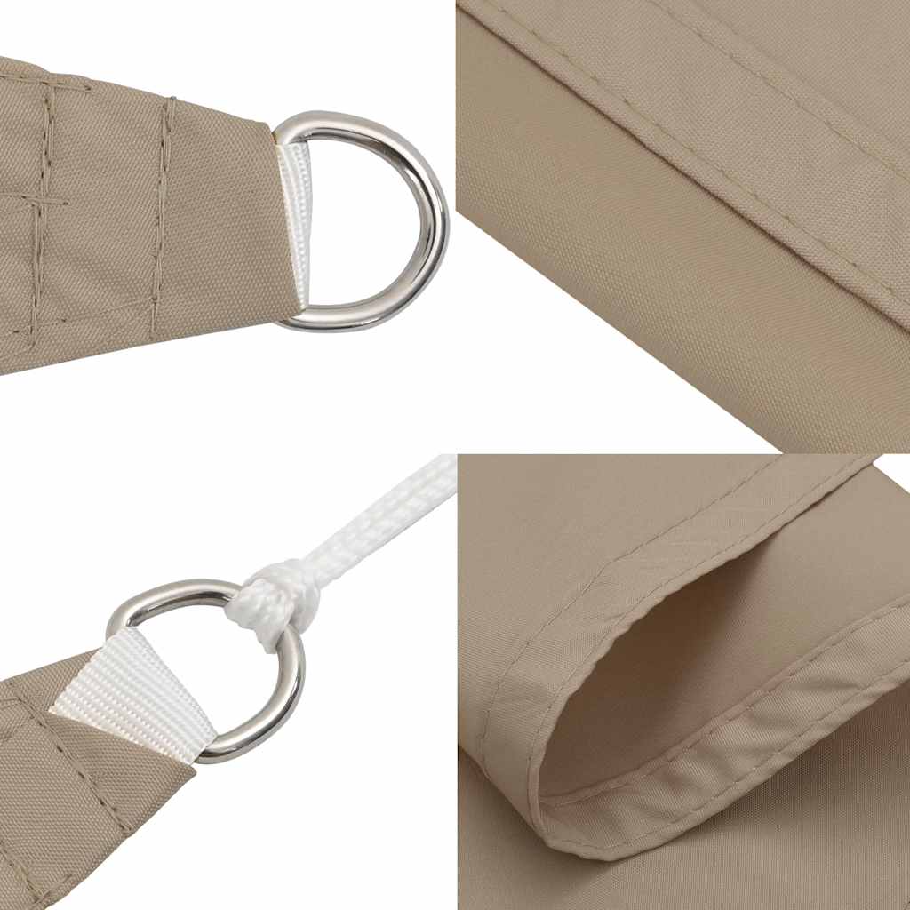 Zonnescherm Taupe 2x2x2 m 100% Polyester Oxford