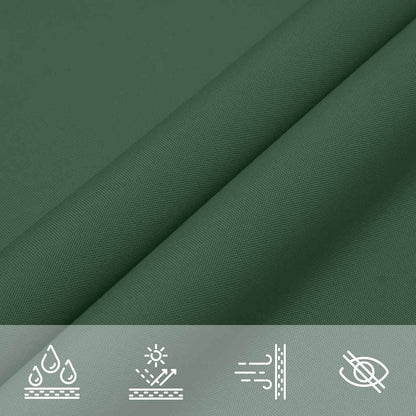 Zonneschermdoek Donkergroen 2x2x2 m 100% Polyester Oxford