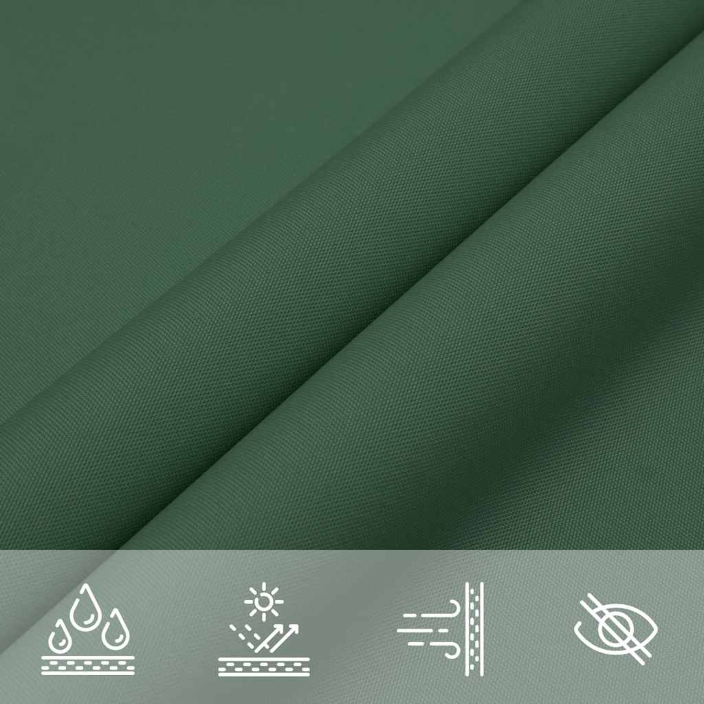 Schaduwdoek Donkergroen 7x5x5 m 100% Polyester Oxford