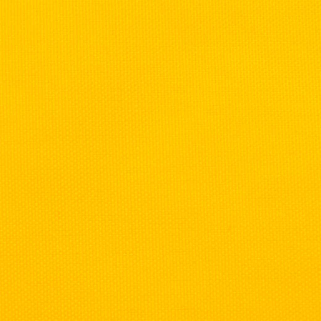 Zonnezeil Geel 7x5x5 m 100% Polyester Oxford