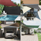 Sun Shade Sail Yellow 7x5x5 m 100% Polyester Oxford