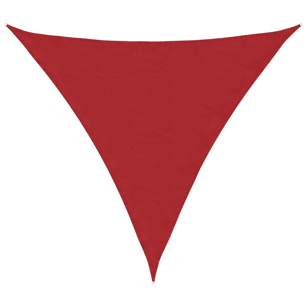 Zonnezeil Rood 2x2x2 m 100% Polyester Oxford