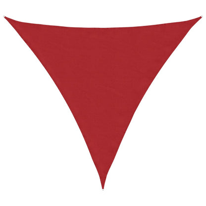 Zonnezeil Rood 2x2x2 m 100% Polyester Oxford