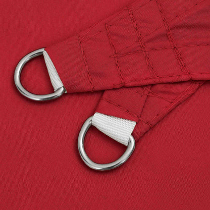 Zonnezeil Rood 2x2x2 m 100% Polyester Oxford
