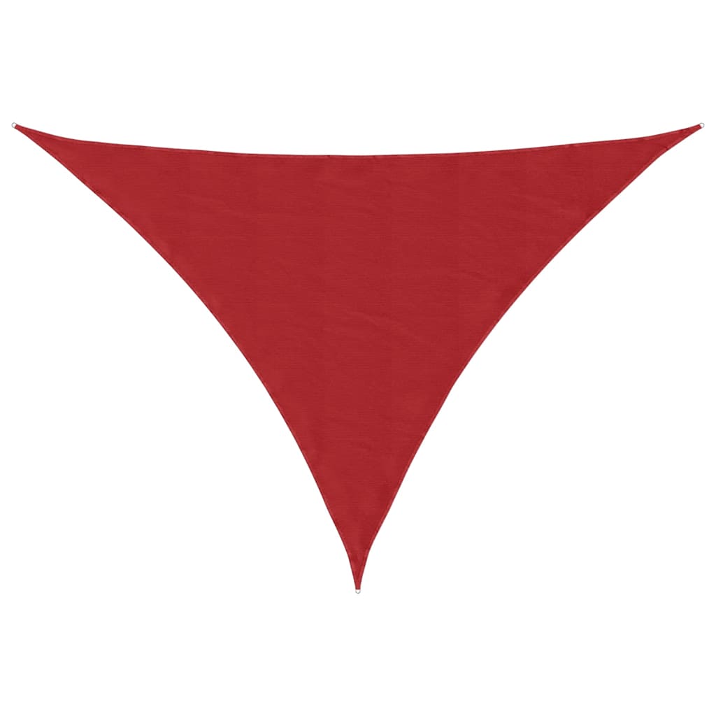 Zonnezeil Rood 7x5x5 m 100% Polyester Oxford