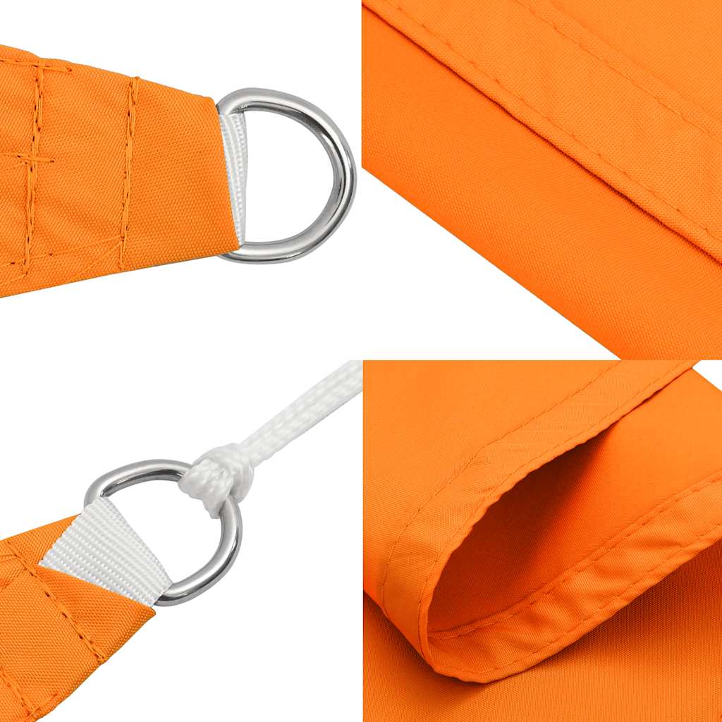 Zonneschermdoek Oranje 2x2x2 m 100% Polyester Oxford