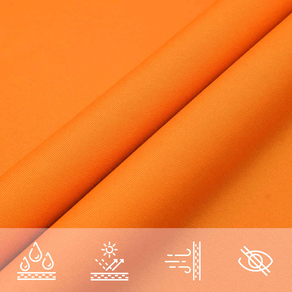 Zonneschermdoek Oranje 2x2x2 m 100% Polyester Oxford