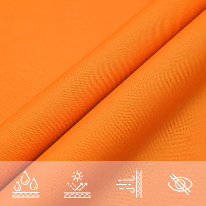 Zonneschermdoek Oranje 2x2x2 m 100% Polyester Oxford