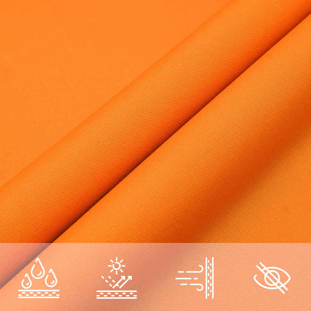 Zonneschermdoek Oranje 7x5x5 m 100% Polyester Oxford