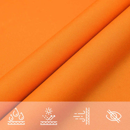 Zonneschermdoek Oranje 7x5x5 m 100% Polyester Oxford