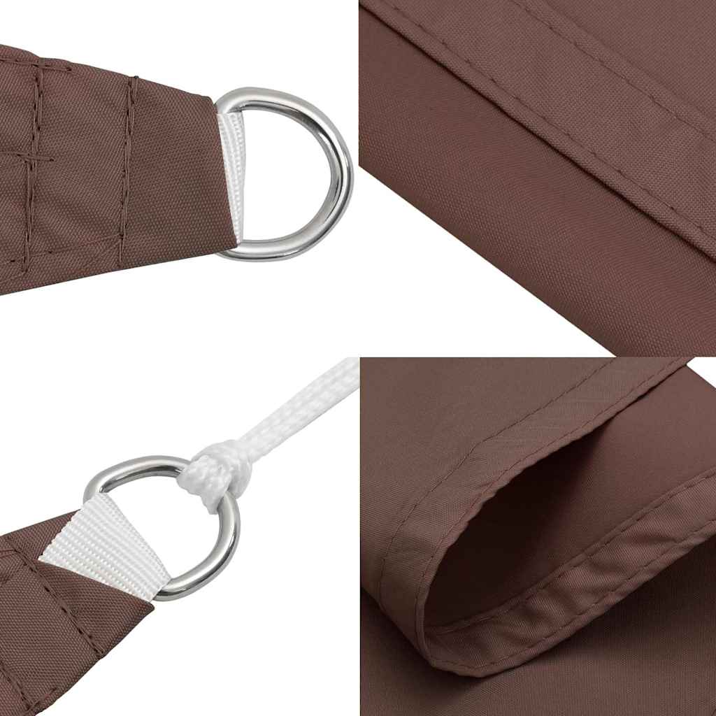 Zonneschermdoek Bruin 2x2x2 m 100% Polyester Oxford